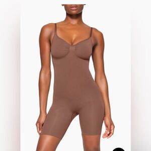 SKIMS Sculpting Bodysuit in Brown